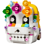 Lego 40811 Altare dei morti 2in1 Teschio decorato con fiori e altare con un arco di fiori e diversi accessori alimentari