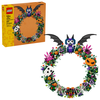 Lego 40825 Ghirlanda di Halloween con Pipistrelli Zucche Fantasmi e Ragnatele