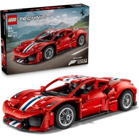 Lego Technic 42235 Auto Ferrari 488 PISTA con Motore V8 Sterzo e Differenziale