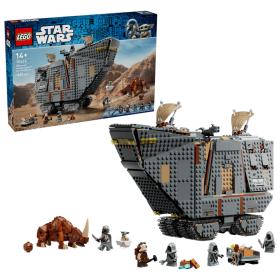Lego Star Wars 75453 Sandcrawler™ e Mudhorn Offworld con Figura di Grogu e 5 Minifigure tra cui The Mandalorian
