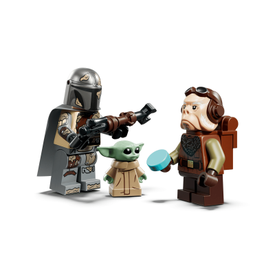Lego Star Wars 75453 Sandcrawler™ e Mudhorn Offworld con Figura di Grogu e 5 Minifigure tra cui The Mandalorian