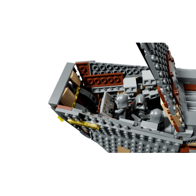 Lego Star Wars 75453 Sandcrawler™ e Mudhorn Offworld con Figura di Grogu e 5 Minifigure tra cui The Mandalorian