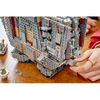 Lego Star Wars 75453 Sandcrawler™ e Mudhorn Offworld con Figura di Grogu e 5 Minifigure tra cui The Mandalorian