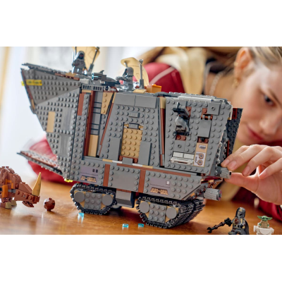 Lego Star Wars 75453 Sandcrawler™ e Mudhorn Offworld con Figura di Grogu e 5 Minifigure tra cui The Mandalorian