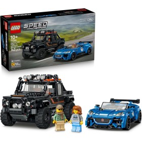 Lego Speed Champions 77264 Jaguar Project 7 e Land Rover Defender