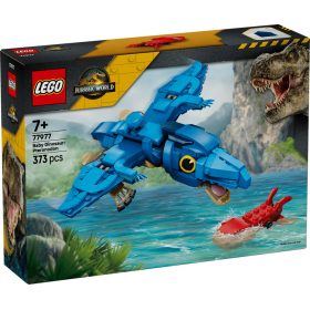 Lego Jurassic World 77977 Dinosauro bebè: Pteranodonte articolato e calamaro