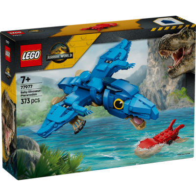 Lego Jurassic World 77977 Dinosauro bebè: Pteranodonte articolato e calamaro