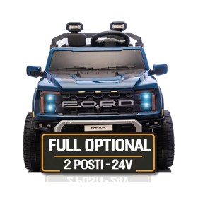 Nuovo Ford F150 Raptor 24V Auto Elettrica Macchina per Bambini Maxi Fuoristrada 2 Posti con Telecomando