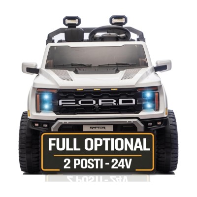 Nuovo Ford F150 Raptor 24V Auto Elettrica Macchina per Bambini Maxi Fuoristrada 2 Posti con Telecomando