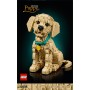 LEGO Icons 11384 Cucciolo di Golden Retriever Animale da Esposizione con Collare e Medaglietta per Cane