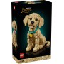 LEGO Icons 11384 Cucciolo di Golden Retriever Animale da Esposizione con Collare e Medaglietta per Cane