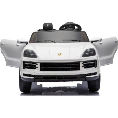 Auto Elettrica Porsche Cayenne 24V Maxi SUV per Bambini 2 Posti Macchina Elettrica con Telecomando Cinture a 3 Punti Luci LED