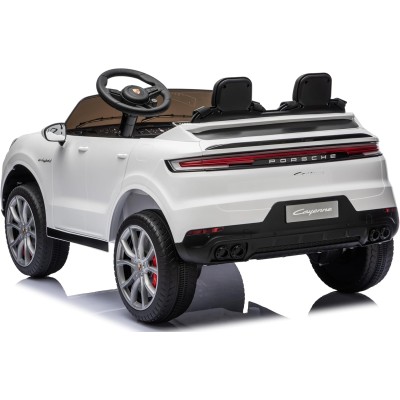 Auto Elettrica Porsche Cayenne 24V Maxi SUV per Bambini 2 Posti Macchina Elettrica con Telecomando Cinture a 3 Punti Luci LED