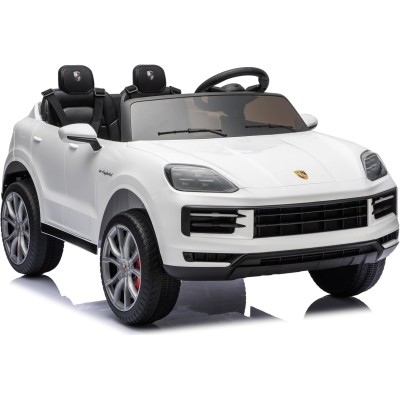 Auto Elettrica Porsche Cayenne 24V Maxi SUV per Bambini 2 Posti Macchina Elettrica con Telecomando Cinture a 3 Punti Luci LED