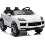 Auto Elettrica Porsche Cayenne 24V Maxi SUV per Bambini 2 Posti Macchina Elettrica con Telecomando Cinture a 3 Punti Luci LED