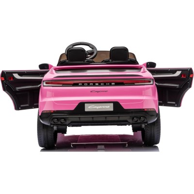 Auto Elettrica Porsche Cayenne 24V Maxi SUV per Bambini 2 Posti Macchina Elettrica con Telecomando Cinture a 3 Punti Luci LED