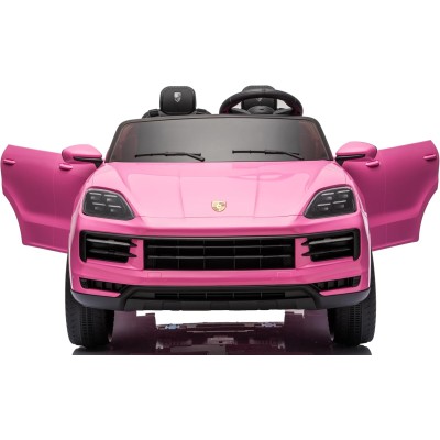 Auto Elettrica Porsche Cayenne 24V Maxi SUV per Bambini 2 Posti Macchina Elettrica con Telecomando Cinture a 3 Punti Luci LED