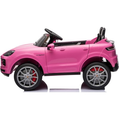 Auto Elettrica Porsche Cayenne 24V Maxi SUV per Bambini 2 Posti Macchina Elettrica con Telecomando Cinture a 3 Punti Luci LED