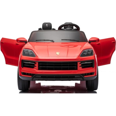 Auto Elettrica Porsche Cayenne 24V Maxi SUV per Bambini 2 Posti Macchina Elettrica con Telecomando Cinture a 3 Punti Luci LED
