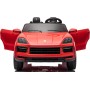 Auto Elettrica Porsche Cayenne 24V Maxi SUV per Bambini 2 Posti Macchina Elettrica con Telecomando Cinture a 3 Punti Luci LED