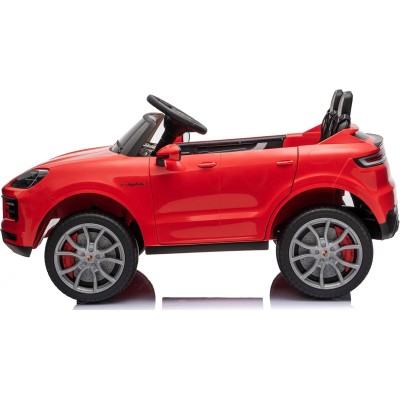 Auto Elettrica Porsche Cayenne 24V Maxi SUV per Bambini 2 Posti Macchina Elettrica con Telecomando Cinture a 3 Punti Luci LED