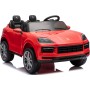 Auto Elettrica Porsche Cayenne 24V Maxi SUV per Bambini 2 Posti Macchina Elettrica con Telecomando Cinture a 3 Punti Luci LED
