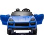 Auto Elettrica Porsche Cayenne 24V Maxi SUV per Bambini 2 Posti Macchina Elettrica con Telecomando Cinture a 3 Punti Luci LED