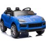 Auto Elettrica Porsche Cayenne 24V Maxi SUV per Bambini 2 Posti Macchina Elettrica con Telecomando Cinture a 3 Punti Luci LED