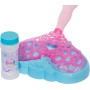 Mattel JLW56 Barbie - Sirena Bolle di Sapone con lunghi capelli biondi e ciocca colorata e soluzione magica per creare le bolle