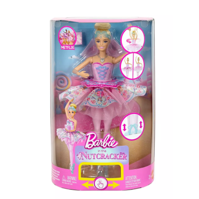 Mattel JLW53 Barbie Lo Schiaccianoci - Clara Deluxe con tutù trasformabile ed effetto ombre