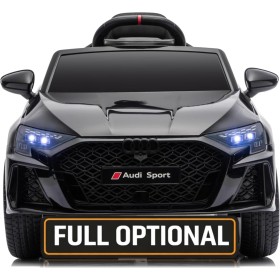 Auto Elettrica per Bambini Audi RS3 12V con Licenza Ufficiale Telecomando Cintura a 3 Punti Luci LED MP3