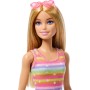 Mattel JMJ44 Barbie - Cucciolo sui pattini bambola dai capelli biondi e cucciolo guinzaglio e pattini coordinati