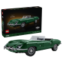 Lego Icons 11381  Jaguar E-Type Auto Sportiva con Motore 6 Cilindri in Linea e Kit di Attrezzi