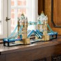 LEGO Architecture 21067 Tower Bridge Miniatura Monumento 3D con Ponte Levatoio Base con Tamigi e Autobus di Londra
