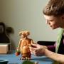 LEGO Ideas 21370 E.T. the Extra-Terrestrial con Fiori Finti in Vaso e Mattoncino Luminoso