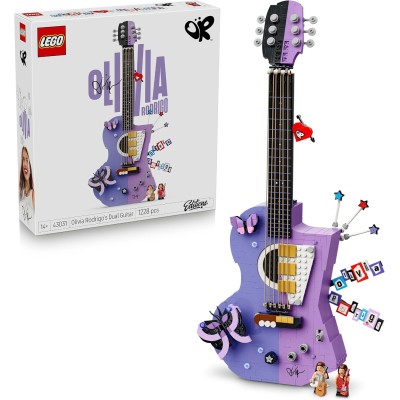 LEGO Editions 43031 La Chitarra Bicolore di Olivia Rodrigo con 2 Minifigure Stelle e Farfalle