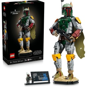 LEGO Star Wars 75455 Boba Fett Action Figure con Armatura Beskar Blaster e Minifigure