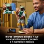LEGO Star Wars 75455 Boba Fett Action Figure con Armatura Beskar Blaster e Minifigure