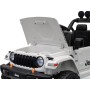 Macchina Elettrica per Bambini Jeep Wrangler Rubicon 12V con Telecomando Luci LED Musica Fuoristrada Full Optional