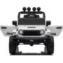 Macchina Elettrica per Bambini Jeep Wrangler Rubicon 12V con Telecomando Luci LED Musica Fuoristrada Full Optional