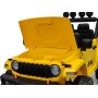 Macchina Elettrica per Bambini Jeep Wrangler Rubicon 12V con Telecomando Luci LED Musica Fuoristrada Full Optional