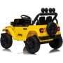 Macchina Elettrica per Bambini Jeep Wrangler Rubicon 12V con Telecomando Luci LED Musica Fuoristrada Full Optional