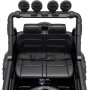 Macchina Elettrica per Bambini Jeep Wrangler Rubicon 12V con Telecomando Luci LED Musica Fuoristrada Full Optional