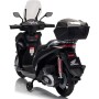 Moto Elettrica Scooter Per Bambini Honda SH350 12V con Ruote in Gomma Bauletto MP3 Luci a Led Sedile in Pelle Full Optional