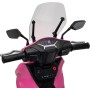 Moto Elettrica Scooter Per Bambini Honda SH350 12V con Ruote in Gomma Bauletto MP3 Luci a Led Sedile in Pelle Full Optional