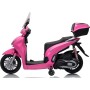 Honda SH 350i Sport Moto Elettrica Scooter Per Bambini 12V Ruote Gomma Bauletto MP3 Luci a Led Sedile in Pelle Full Optional