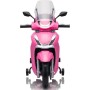 Moto Elettrica Scooter Per Bambini Honda SH350 12V con Ruote in Gomma Bauletto MP3 Luci a Led Sedile in Pelle Full Optional