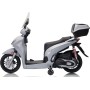 Moto Elettrica Scooter Per Bambini Honda SH350 12V con Ruote in Gomma Bauletto MP3 Luci a Led Sedile in Pelle Full Optional