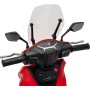 Moto Elettrica Scooter Per Bambini Honda SH350 12V con Ruote in Gomma Bauletto MP3 Luci a Led Sedile in Pelle Full Optional