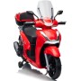 Moto Elettrica Scooter Per Bambini Honda SH350 12V con Ruote in Gomma Bauletto MP3 Luci a Led Sedile in Pelle Full Optional